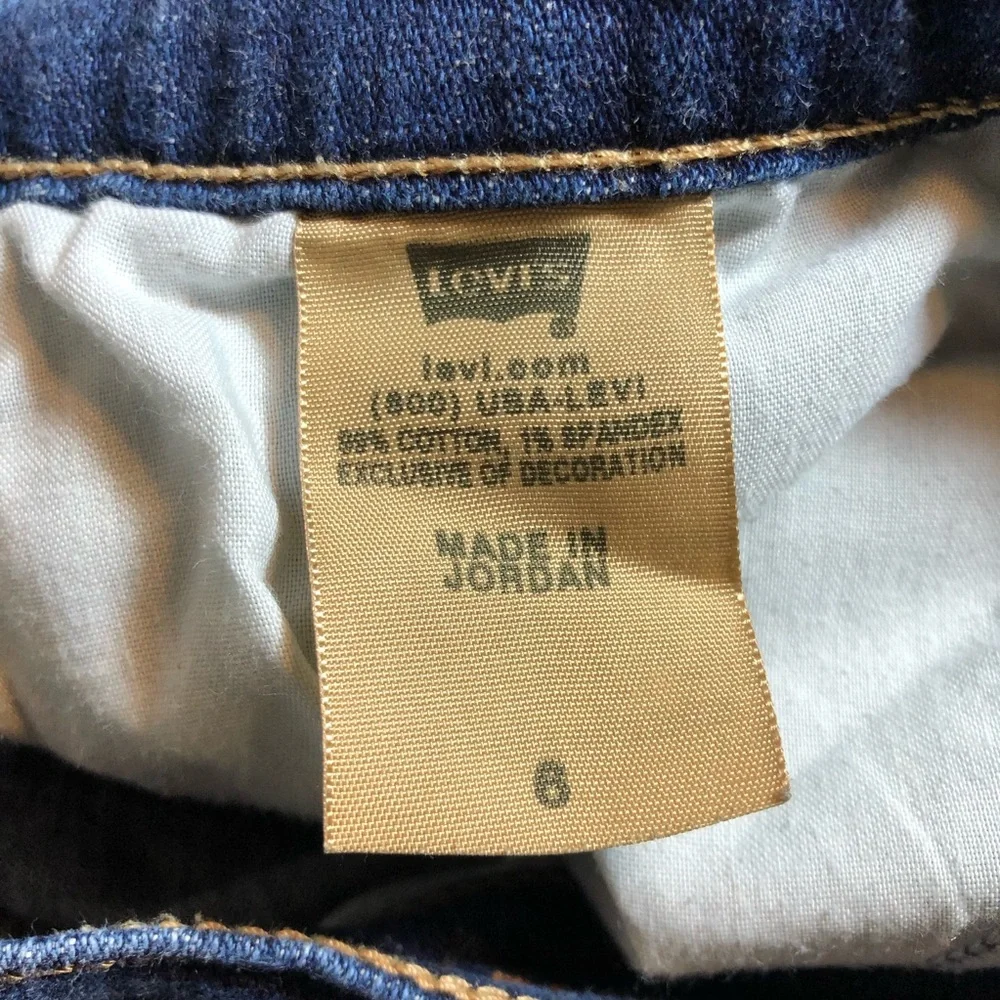 Levi’s 515 rolled Bermuda jean shorts